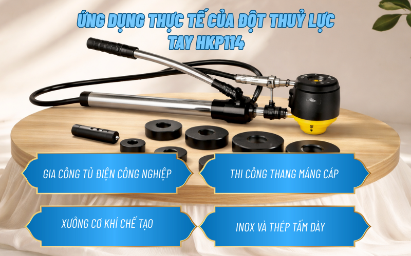 Đột Thuỷ Lực Tay HKP114