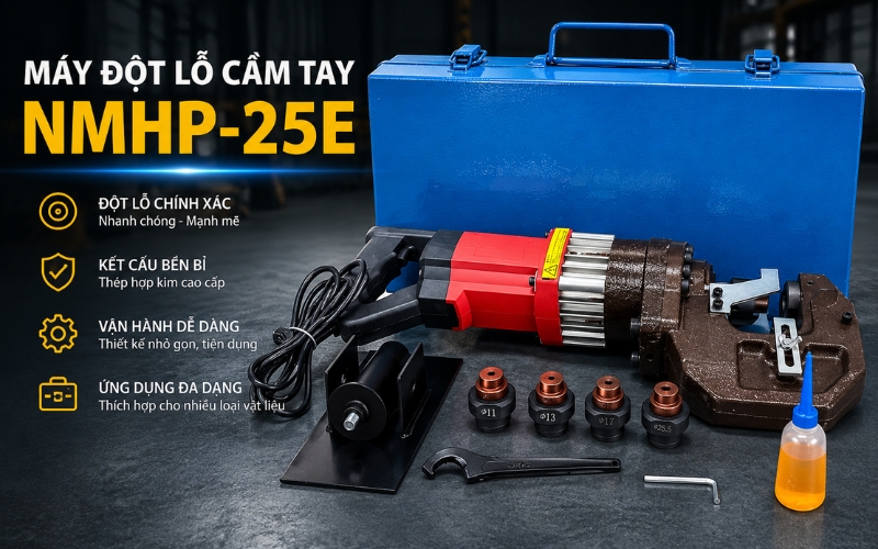 Máy đột lỗ cầm tay NMHP-25E