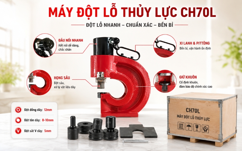 Máy đột thủy lực CH70L
