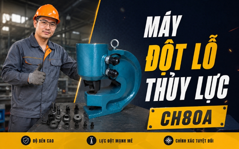 Máy đột lỗ thủy lực CH80A