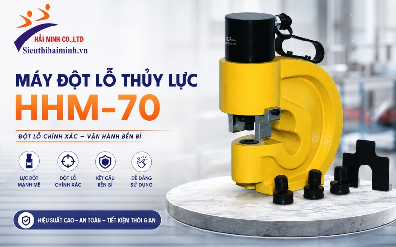 Máy đột lỗ thủy lực HHM-70