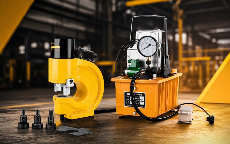Máy đột lỗ thủy lực là gì?