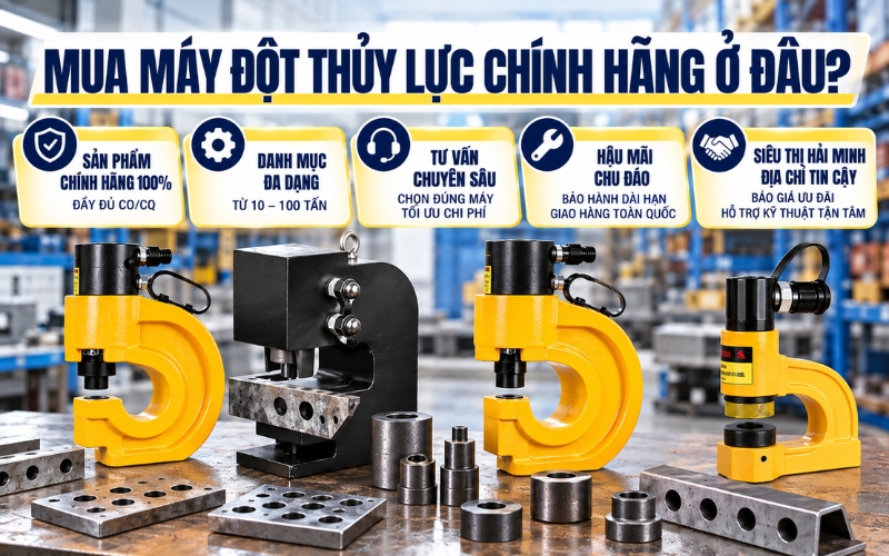 Mua máy đột thủy lực ở đâu uy tín?