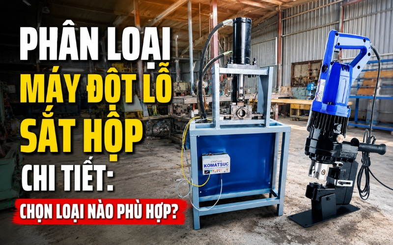 Phân Loại Máy Đột Lỗ Sắt Hộp Chi Tiết: Chọn Loại Nào Phù Hợp?