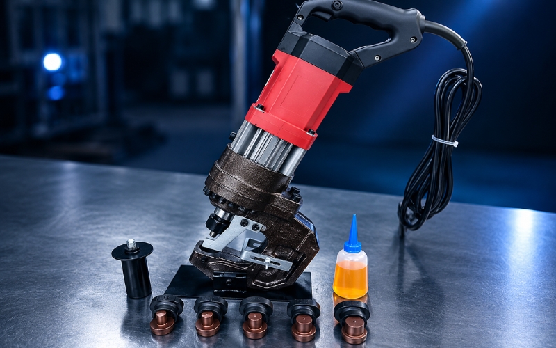 Tinh năng máy đục lỗ sắt NMHP-25E