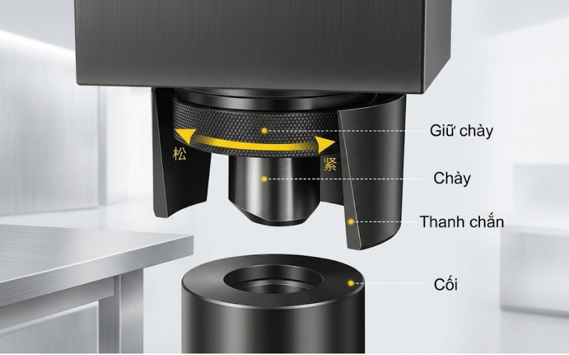 Tính năng nổi bật của máy đột thủy lực CH100