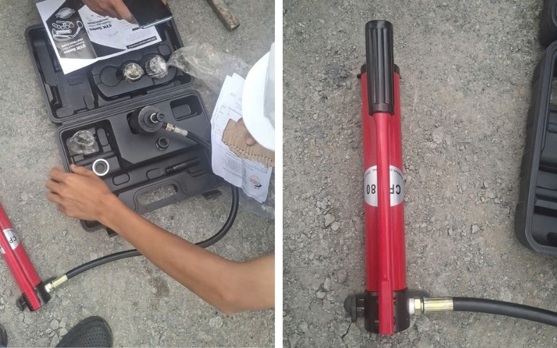 Tổng quan máy đột lỗ thủy lực cầm tay syk-8b