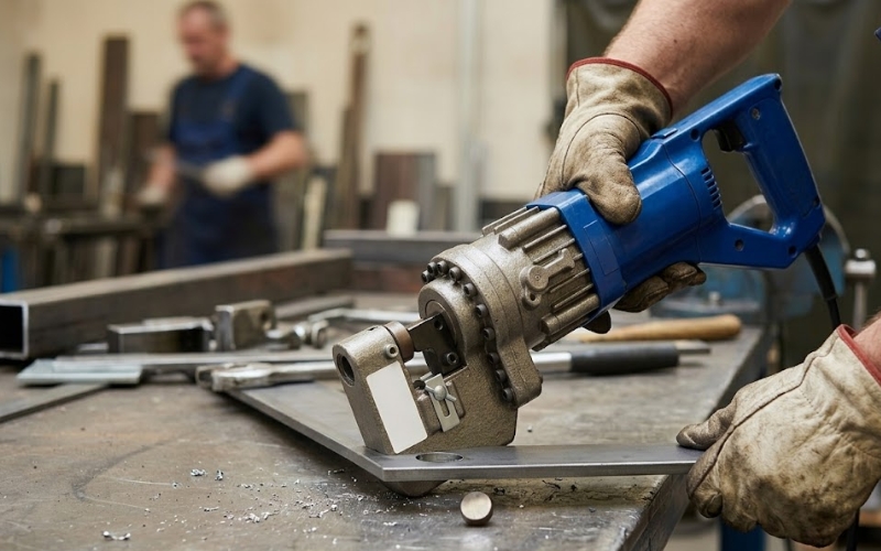 Tổng quan về máy đột lỗ thủy lực cầm tay MHP-20