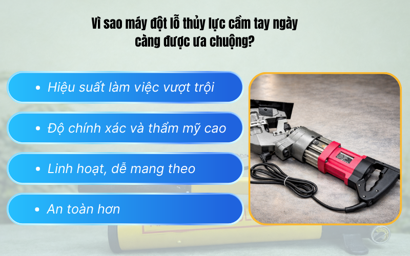 Top 3 máy đột lỗ thủy lực cầm tay bán chạy nhất