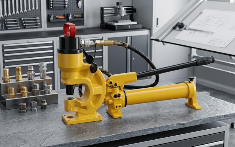Ưu điểm của máy đột lỗ CH60 và bơm tay thủy lực CP700