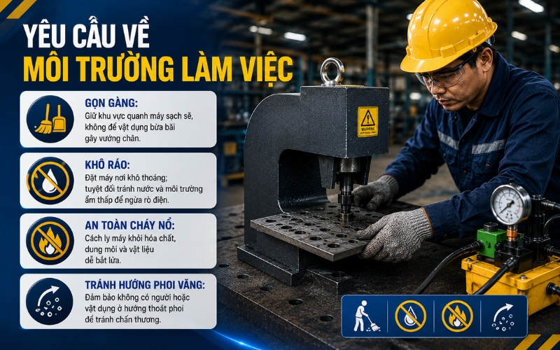 Yêu cầu về môi trường làm việc