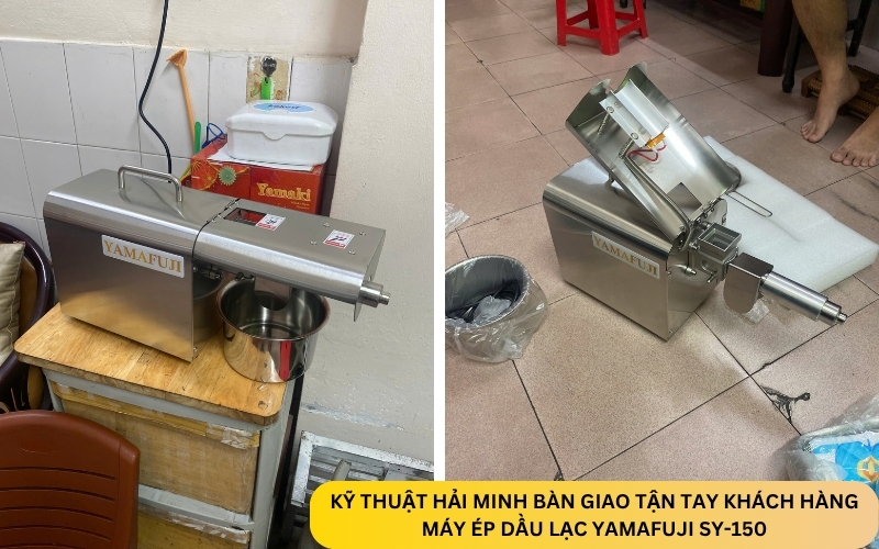 Máy ép dầu lạc Yamafuji SY-150