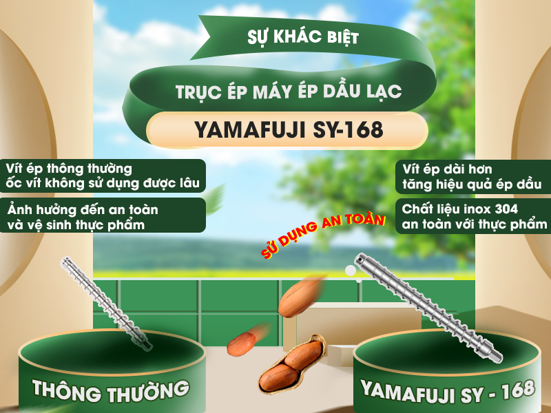 sự khác biệt về trục ép của máy ép dầu lạc