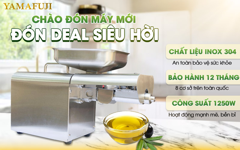 Máy ép dầu gia đình Yamafuji WK-898