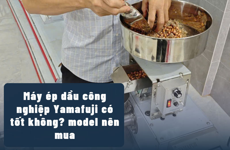 Máy ép dầu công nghiệp Yamafuji có tốt không? model nên mua