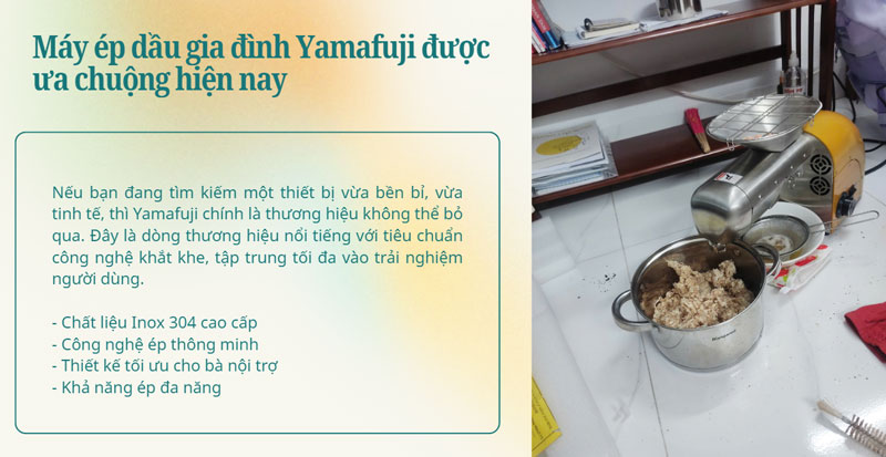 Máy ép dầu gia đình loại nào tốt? địa chỉ mua giá rẻ