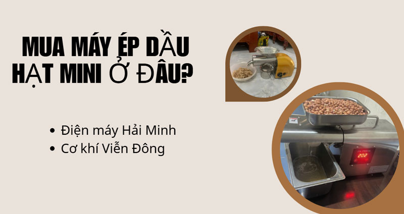 Giá máy ép dầu lạc gia đình bao nhiêu?