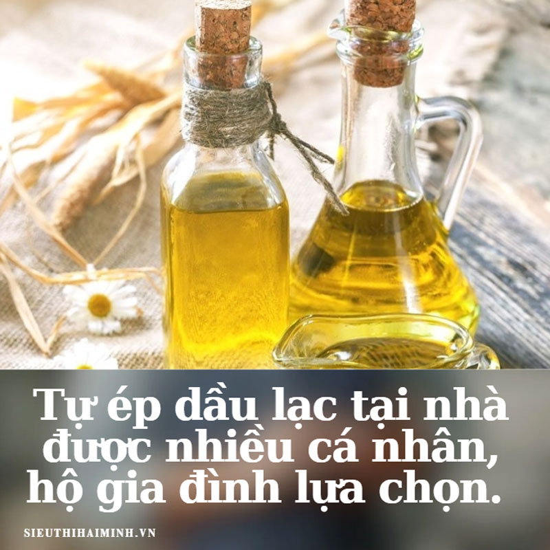 Quy trình ép dầu lạc nguyên chất