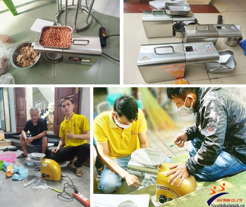 Siêu thị Hải Minh - Đại lý máy ép dầu mini chất lượng, đủ loại