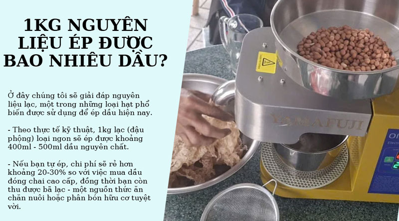 Tư vấn A-Z chọn mua máy ép dầu phù hợp nhu cầu dùng