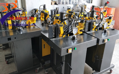 Máy gia công thanh cái CHY200 cắt, uốn, đột nhanh chóng