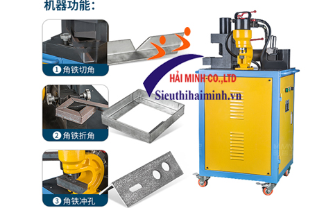 Cấu tạo của máy gia công sắt V thủy lực XFJGJ