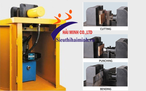 Cấu tạo máy gia công thanh cái VHB120