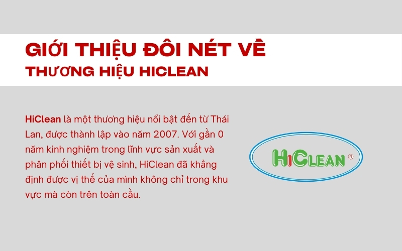 Giới thiệu đôi nét về thương hiệu HiClean