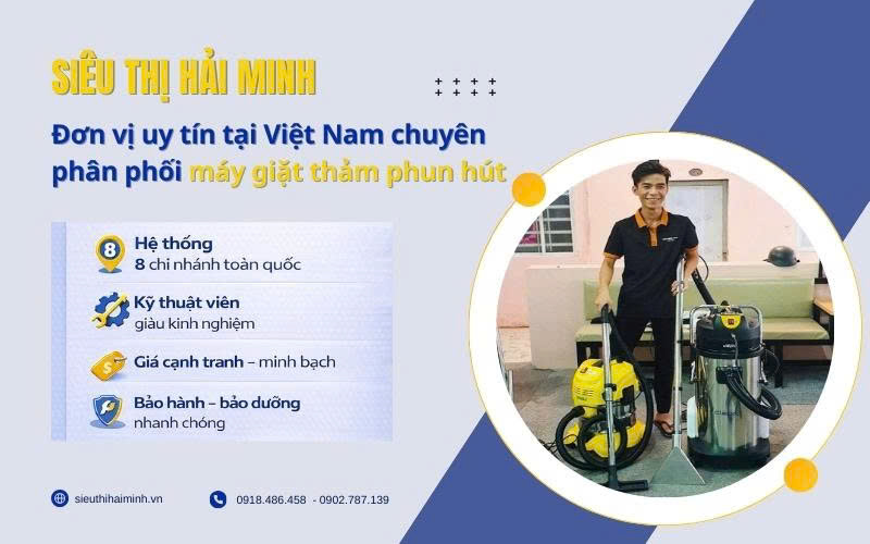 Hải Minh - Tổng kho máy giặt thảm uy tín