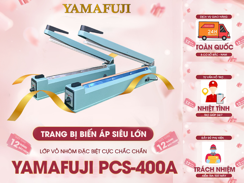 Giới thiệu máy hàn miệng túi dập tay Yamafuji PCS-400A
