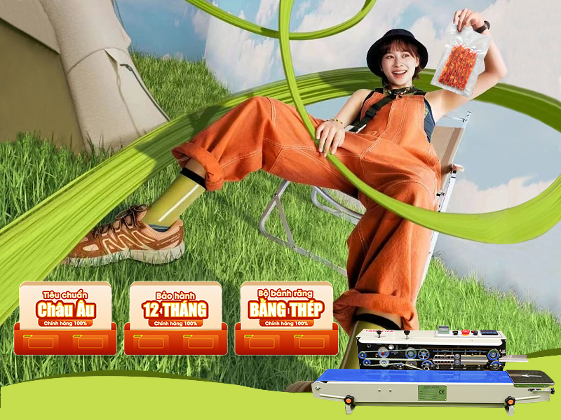 Máy hàn miệng túi Yamafuji FRD-1000WP (có in date bằng mực)