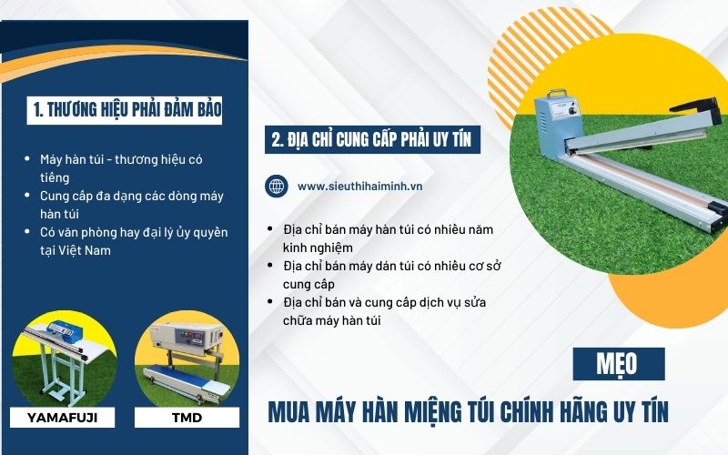 2 mẹo quan trọng khi chọn mua máy hàn miệng túi