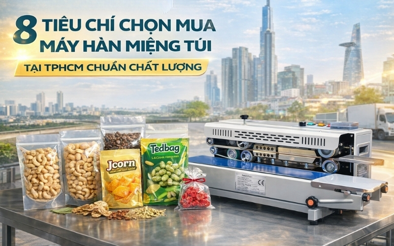 8 Tiêu Chí Chọn Mua Máy Hàn Miệng Túi Ở TPHCM Chuẩn Chất Lượng