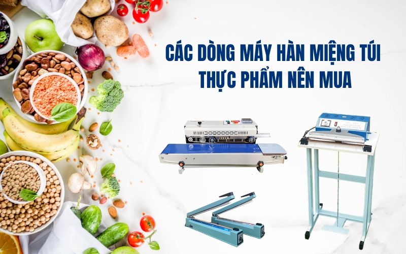 Các Dòng Máy Hàn Miệng Túi Thực Phẩm Nên Mua