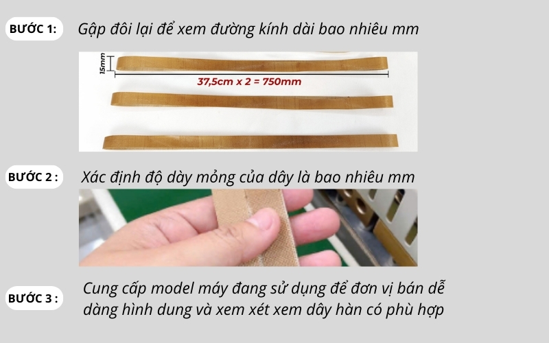 Cách chọn dây nhiệt cho máy hàn miệng túi liên tục