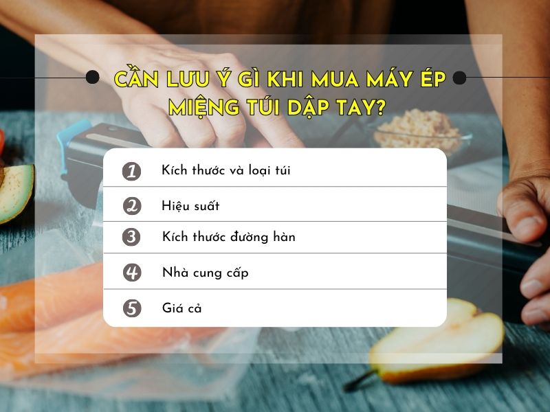 Cách lựa chọn máy hàn miệng túi dập tay