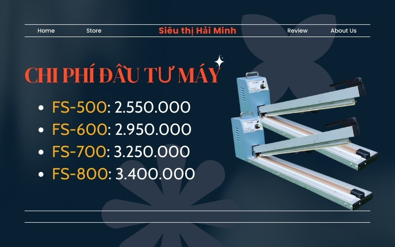 Chi phí đầu tư máy hàn dập tay