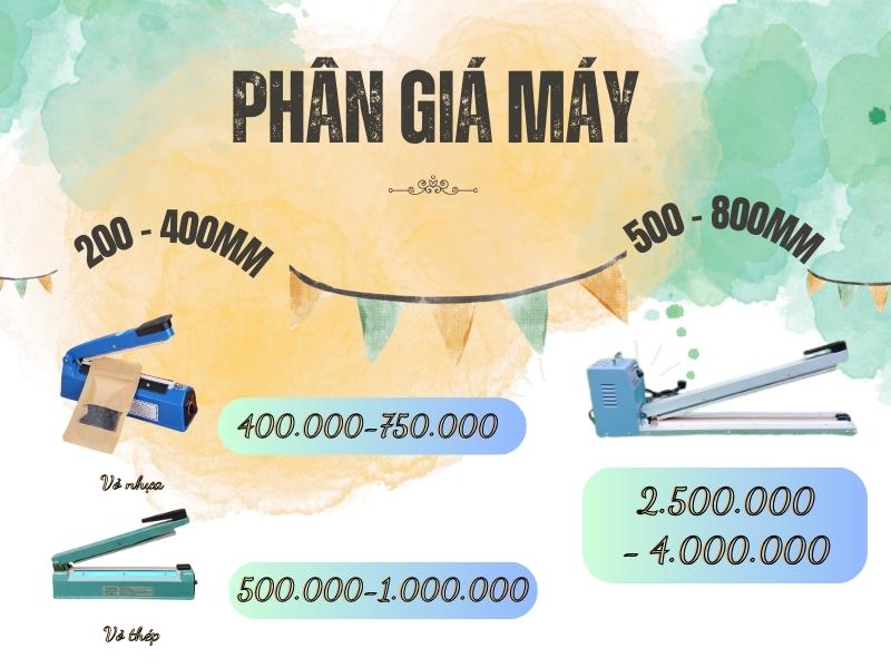 Chi phí đầu tư máy hàn miệng túi dập tay