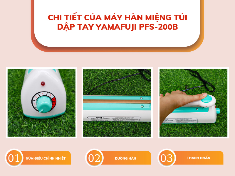 Đặc điểm nổi bật của máy hàn miệng túi dập tay Yamafuji PFS-200B