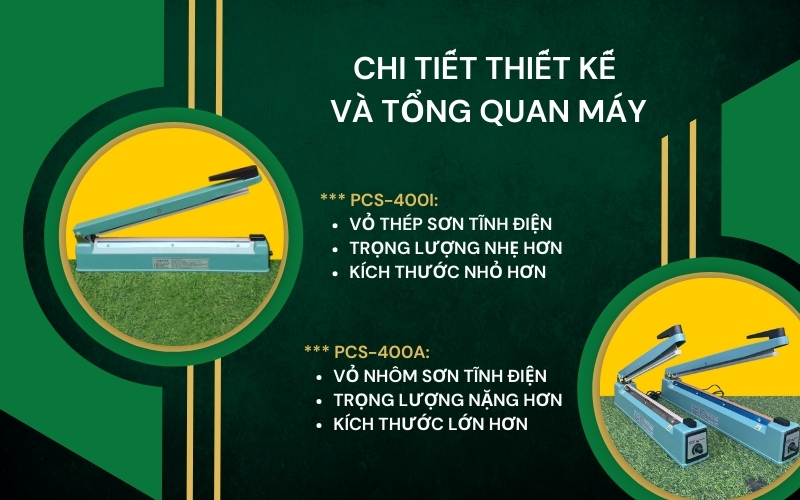 Chi tiết thiết kế và tổng quan máy