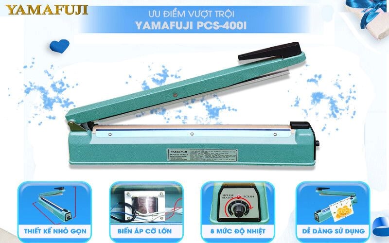 Đặc điểm máy dán túi dập tay PCS-400I