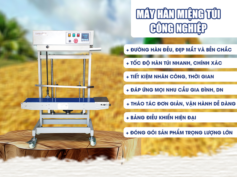 Đặc điểm vượt trội của máy hàn túi công nghiệp Yamafuji