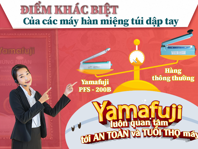 Điểm khác biệt của máy hàn miệng túi PFS200B so với máy làm từ vỏ thép trên thị trường