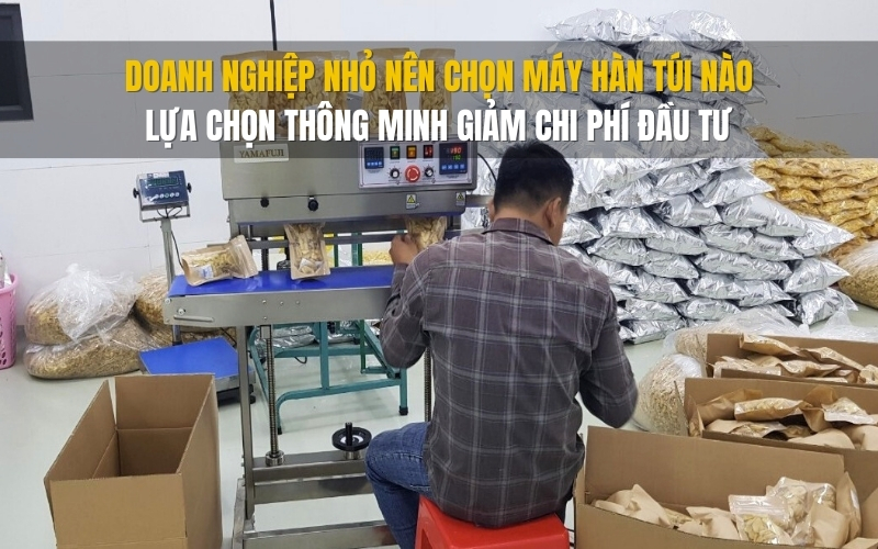 Doanh nghiệp nhỏ nên chọn máy hàn túi nào lựa chọn thông minh giảm chi phí đầu tư