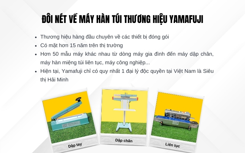 Tổng quan về máy hàn túi liên tục Yamafuji