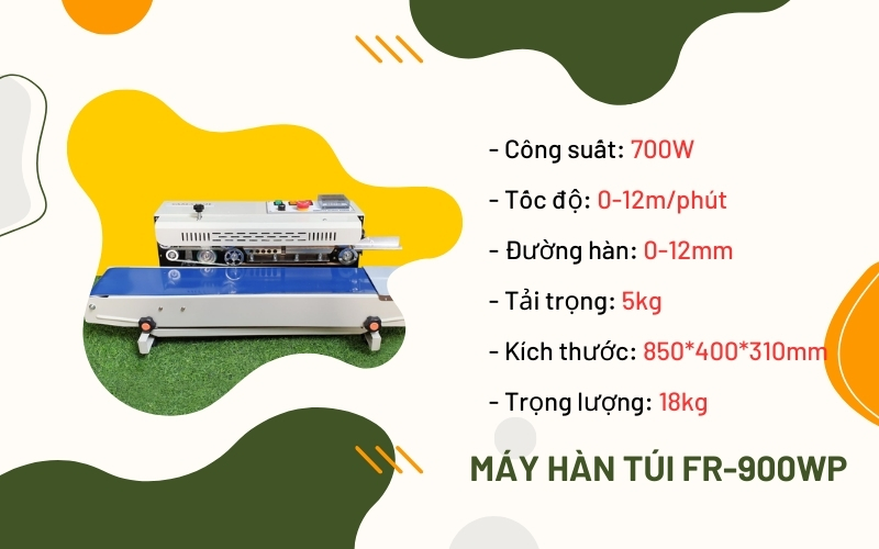 Giới thiệu máy hàn túi liên tục FR-900WP