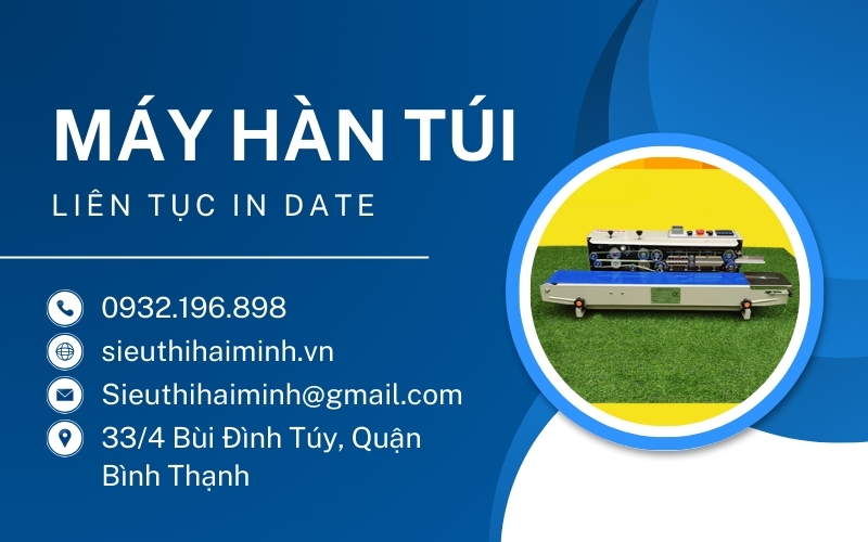 Gợi Ý 3 Máy Hàn Miệng Túi Liên Tục Có In Date Nên Đầu Tư