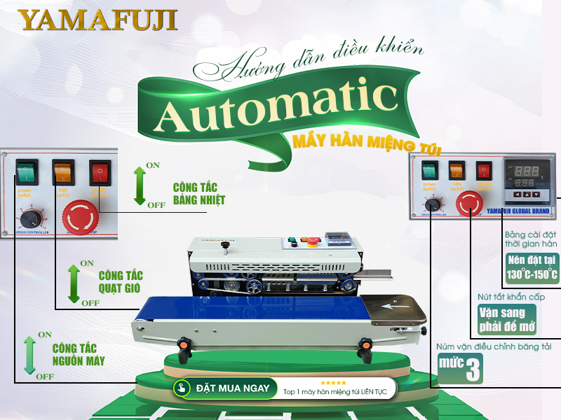 Cách sử dụng máy hàn miệng túi FR-900wp