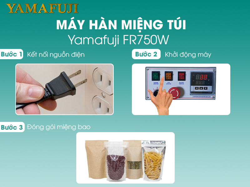 Giới thiệu máy hàn miệng túi Yamafuji FR-750W