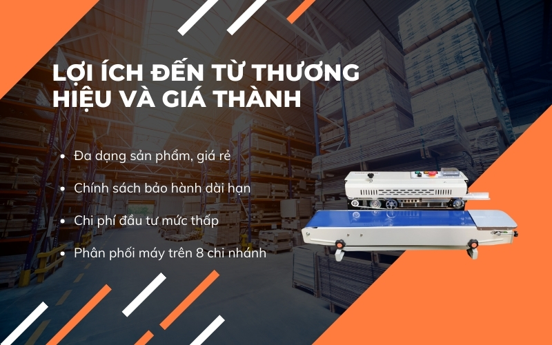 Lợi ích đến từ thương hiệu và Giá thành